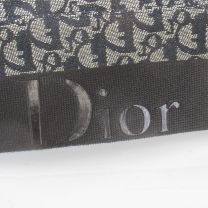 『USED』 
Christian Dior クリスチャンディオール 
 トロッター ショルダーバッグ 
キャンバス ネイビー