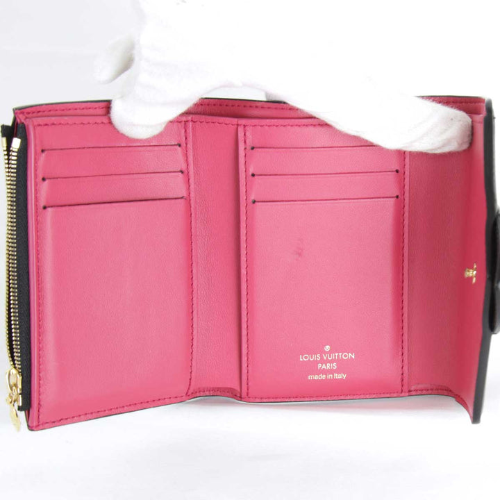 美品『USED』 
LOUIS VUITTON ルイ・ヴィトン 
 ポルトフォイユ・LV ポンヌフ コンパクト M69175 三つ折り財布 
スムースレザー ブラック