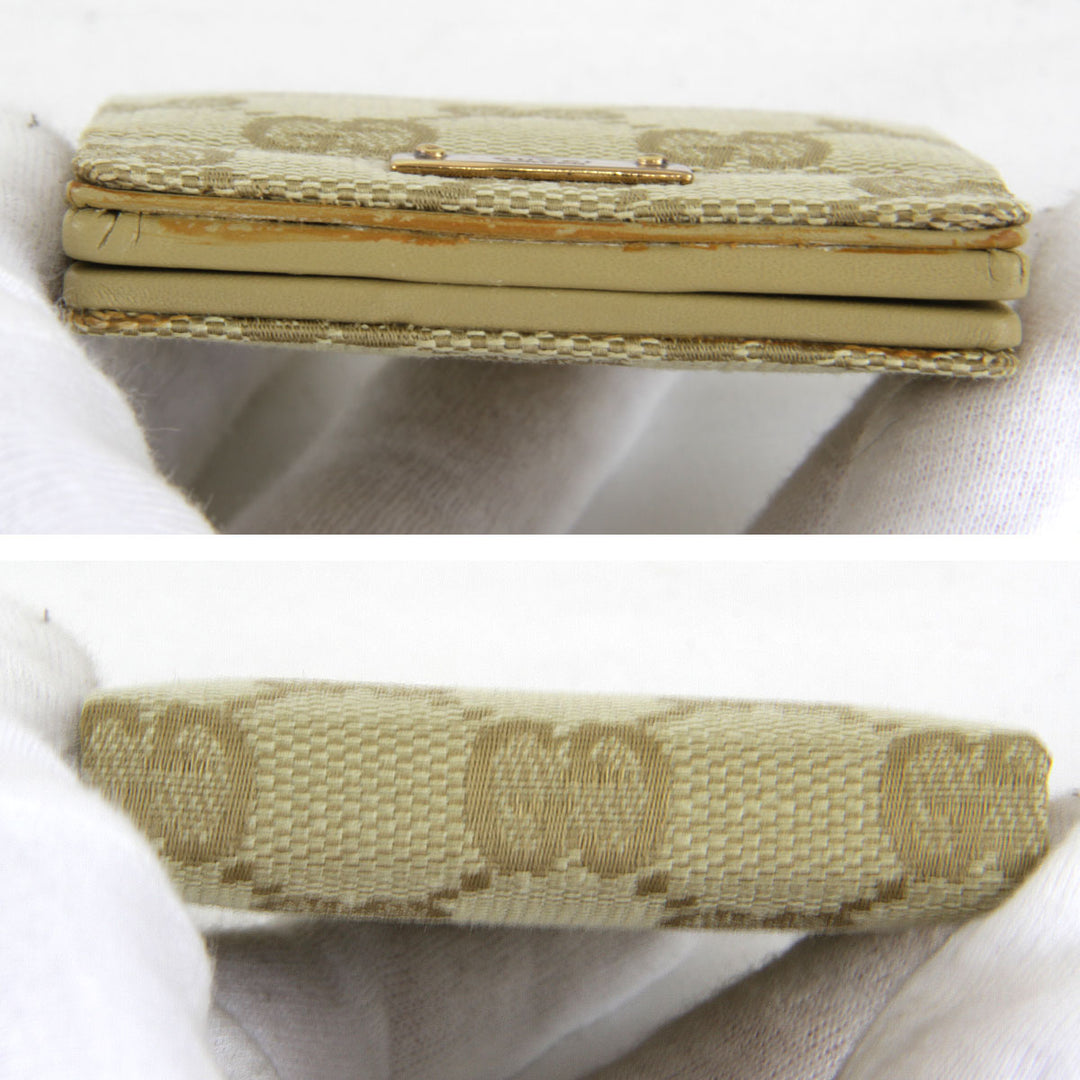 『USED』 
GUCCI グッチ 
 コンパクトミラー 90633.2067 手鏡・コンパクト 
GGキャンバス ベージュ