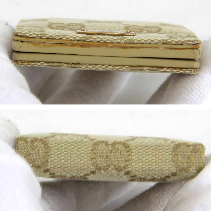 『USED』 
GUCCI グッチ 
 コンパクトミラー 90633.2067 手鏡・コンパクト 
GGキャンバス ベージュ
