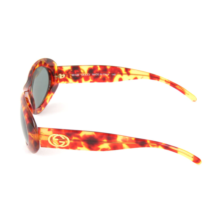美品『USED』 
GUCCI グッチ 
 GG2400/N/S 02Y サングラス 
プラスチック ブラウン×オレンジ