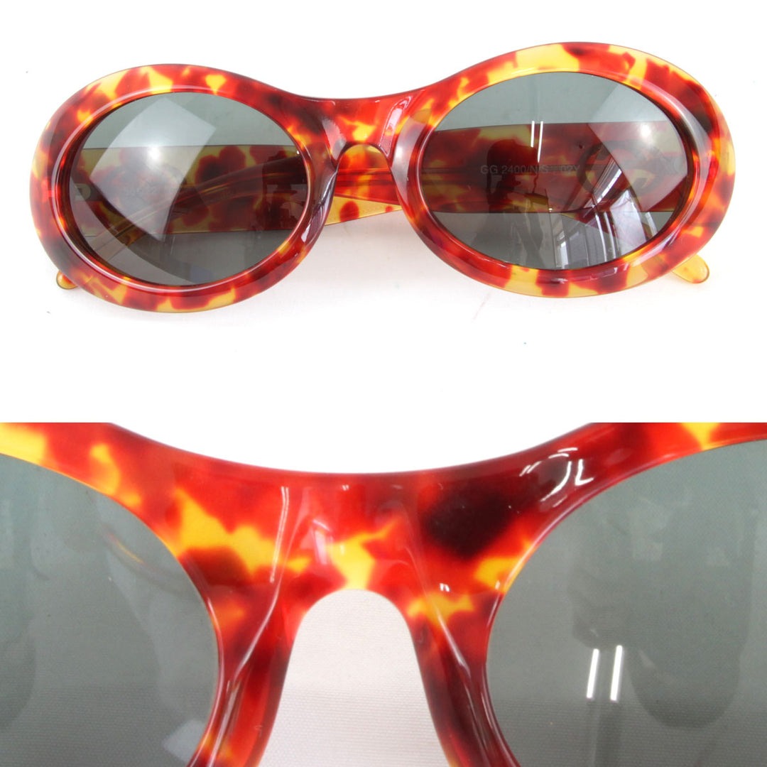 美品『USED』 
GUCCI グッチ 
 GG2400/N/S 02Y サングラス 
プラスチック ブラウン×オレンジ