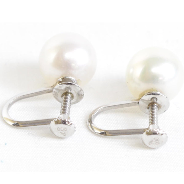 美品『USED』 Pt900/パール  
イヤリング
 2.7g