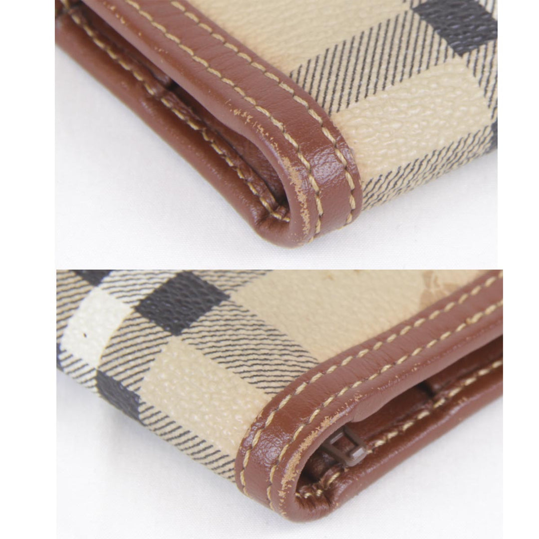 『USED』 
BURBERRY バーバリー 
 長財布 
レザー ブラウン
