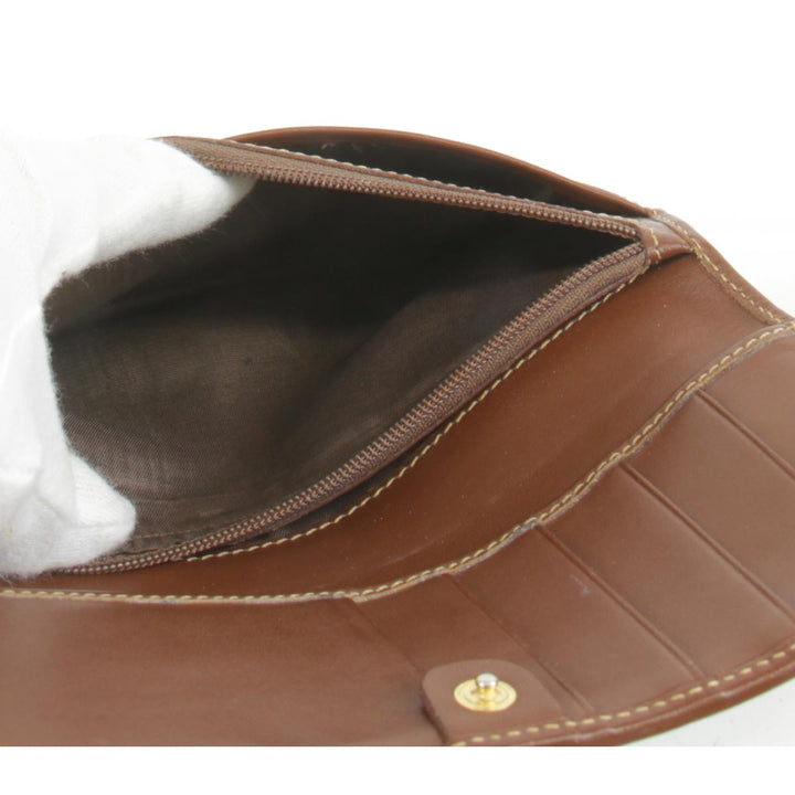 『USED』 
BURBERRY バーバリー 
 長財布 
レザー ブラウン