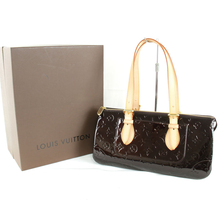 美品『USED』 
LOUIS VUITTON ルイ・ヴィトン 
 ローズウッド・アヴェニュー M93510 ハンドバッグ 
モノグラムヴェルニ アマラント