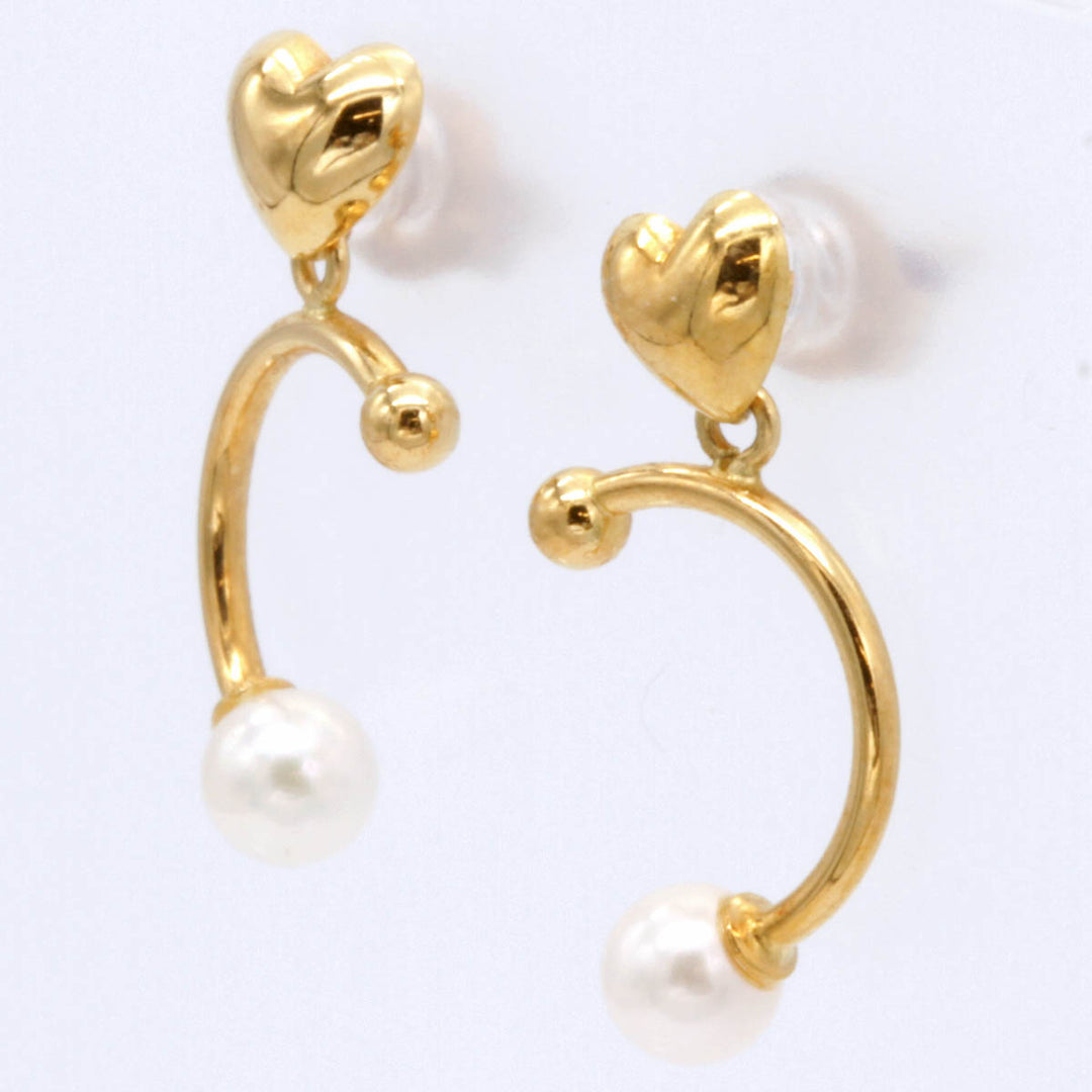 美品『USED』 K18/パール  
ピアス
 0.7g