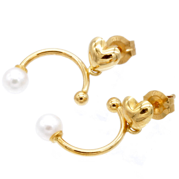 美品『USED』 K18/パール  
ピアス
 0.7g