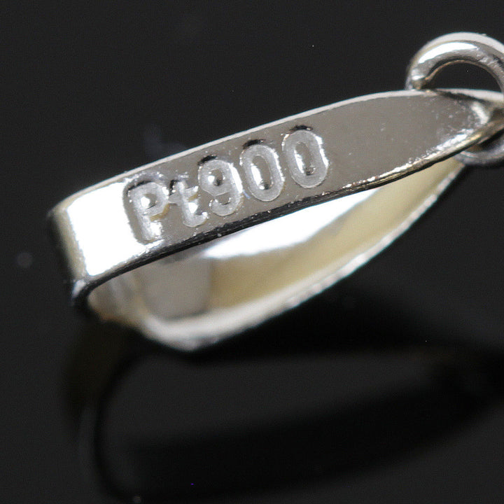 『USED』 
 
 ペンダントトップ 
Pt900/パール  シルバーカラー×ホワイト×ブラック