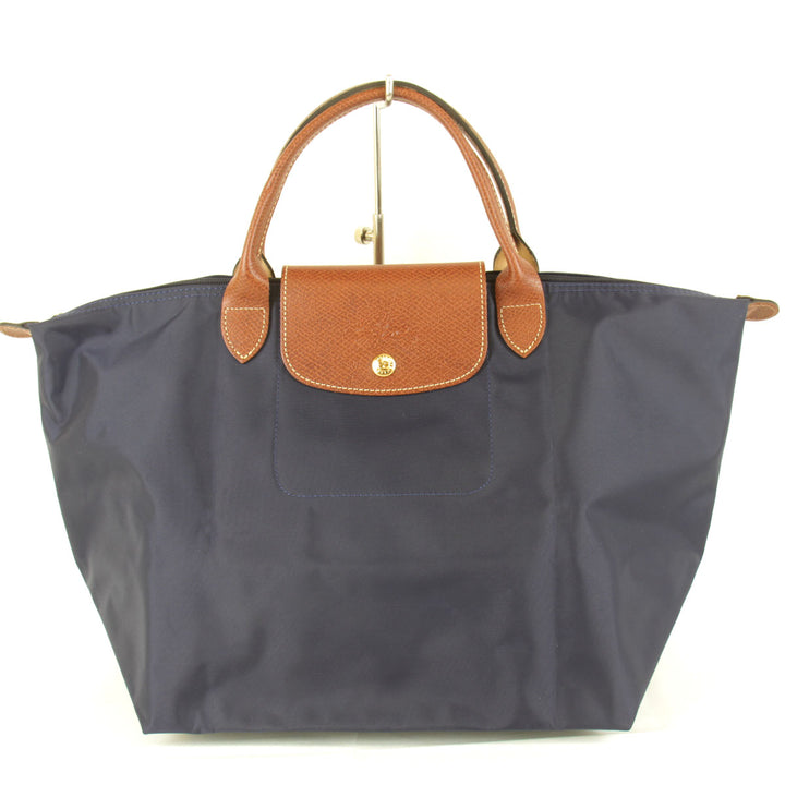 『USED』 
Longchamp ロンシャン 
 プリアージュ ナイロントート トートバッグ 
ナイロン ネイビー