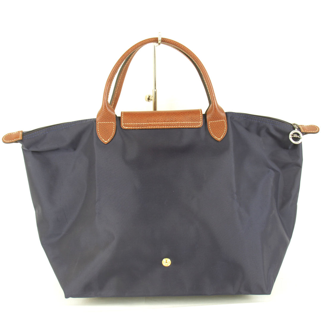 『USED』 
Longchamp ロンシャン 
 プリアージュ ナイロントート トートバッグ 
ナイロン ネイビー