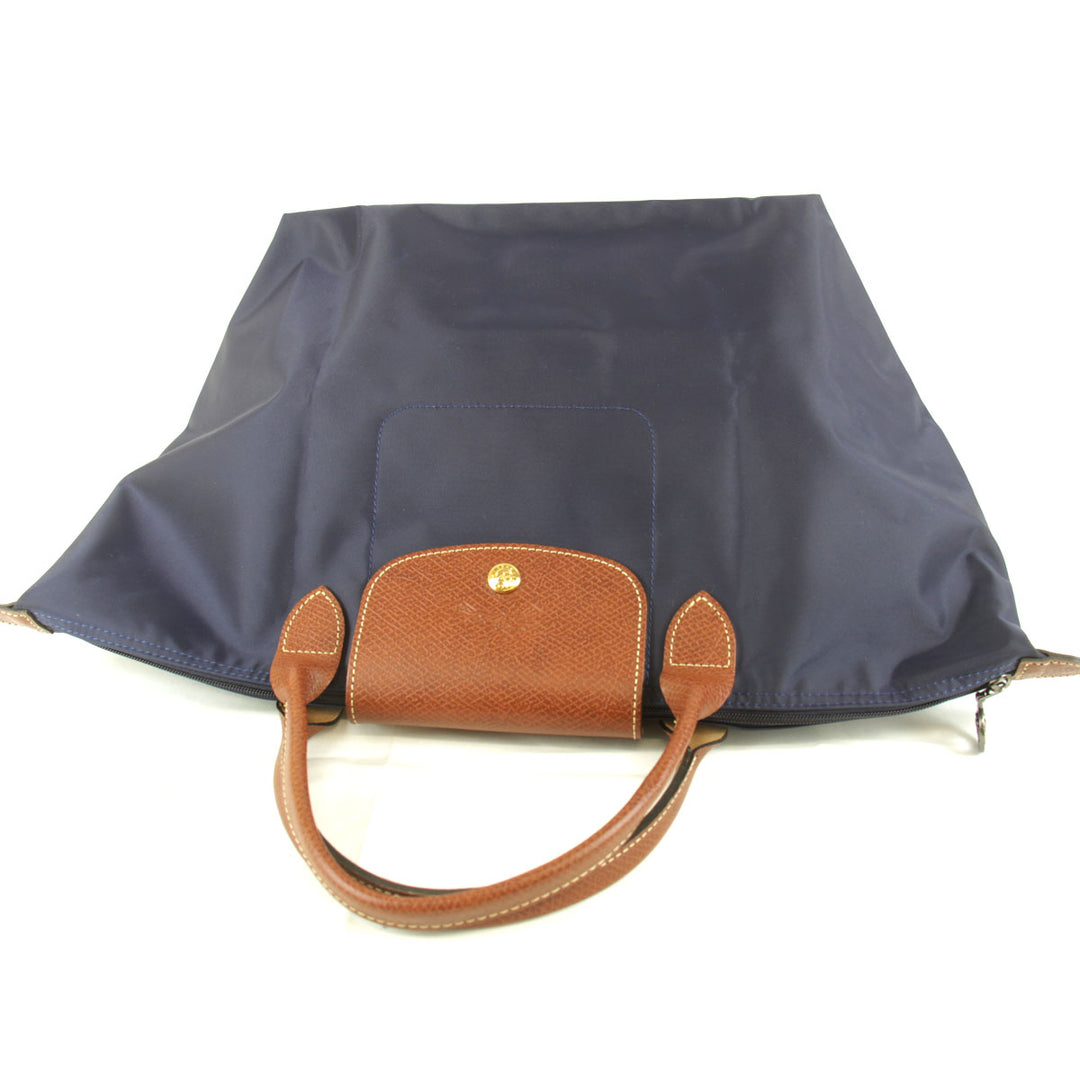『USED』 
Longchamp ロンシャン 
 プリアージュ ナイロントート トートバッグ 
ナイロン ネイビー