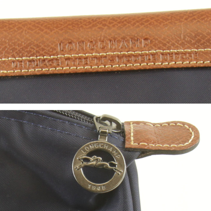 『USED』 
Longchamp ロンシャン 
 プリアージュ ナイロントート トートバッグ 
ナイロン ネイビー