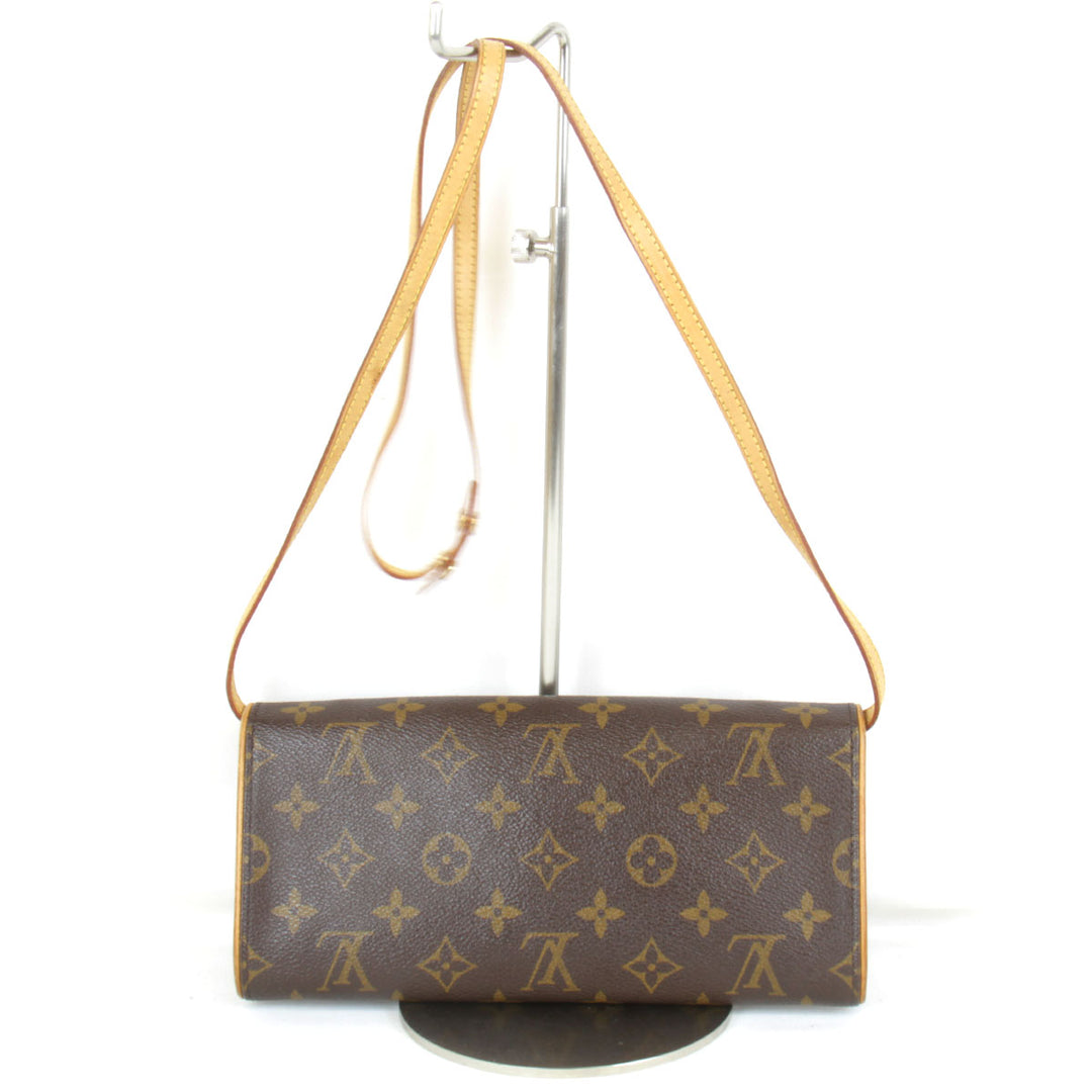 良品『USED』 
LOUIS VUITTON ルイ・ヴィトン 
 ポシェットツインGM M51852 ショルダーバッグ 
モノグラムキャンバス モノグラム
