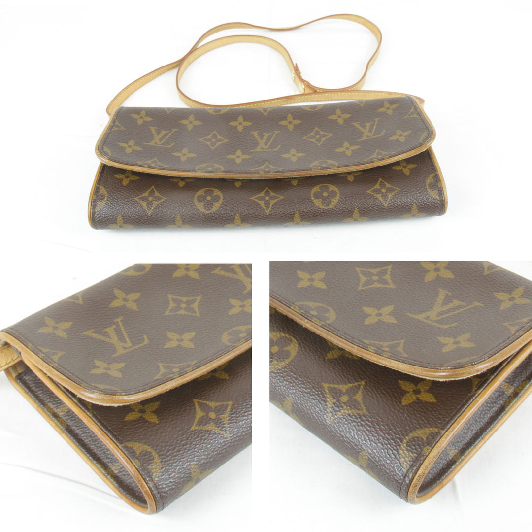 良品『USED』 
LOUIS VUITTON ルイ・ヴィトン 
 ポシェットツインGM M51852 ショルダーバッグ 
モノグラムキャンバス モノグラム