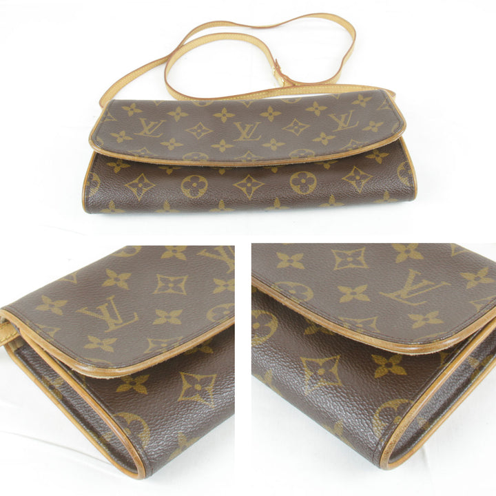 良品『USED』 
LOUIS VUITTON ルイ・ヴィトン 
 ポシェットツインGM M51852 ショルダーバッグ 
モノグラムキャンバス モノグラム