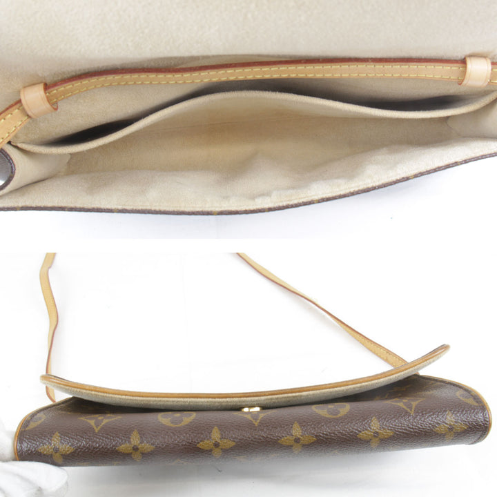 良品『USED』 
LOUIS VUITTON ルイ・ヴィトン 
 ポシェットツインGM M51852 ショルダーバッグ 
モノグラムキャンバス モノグラム