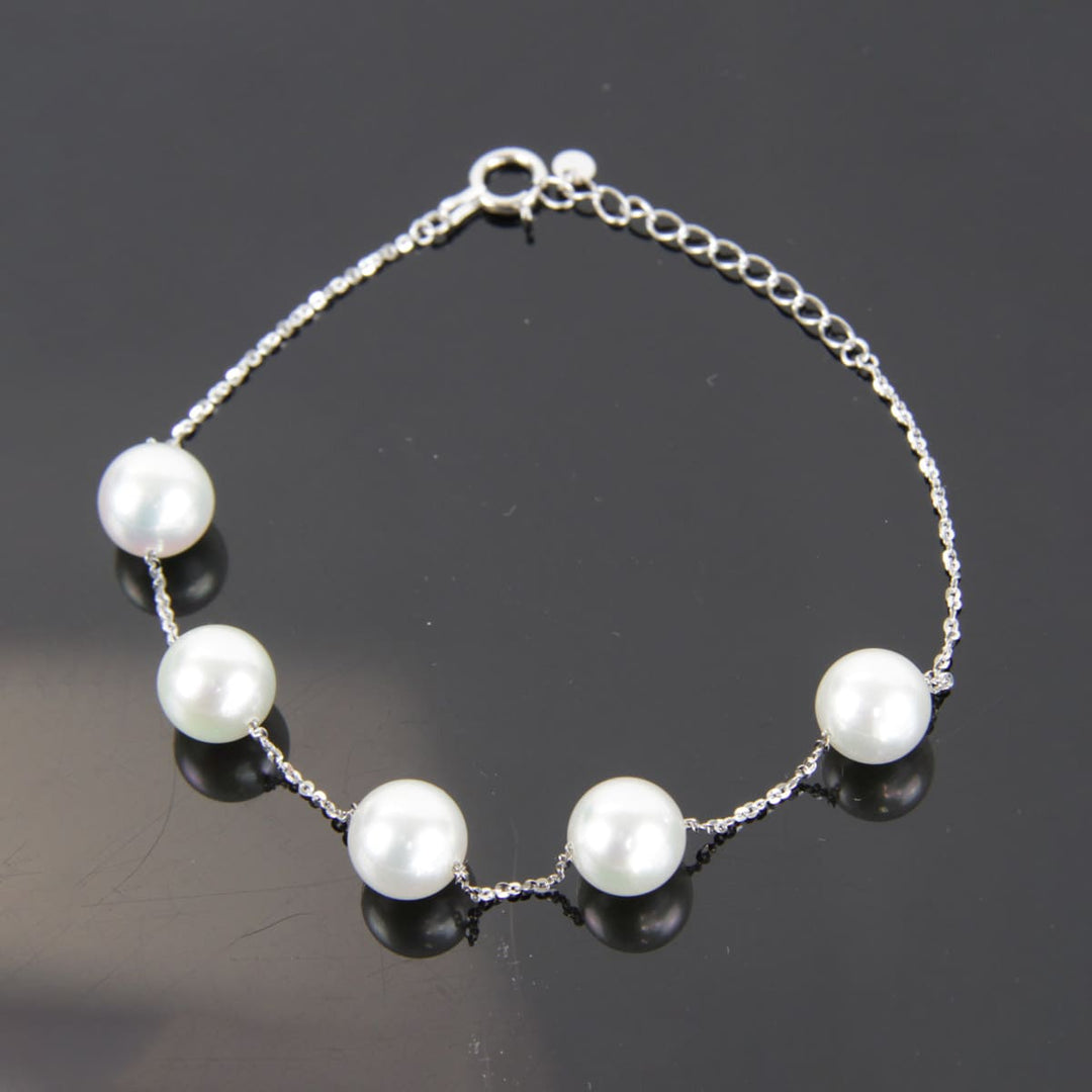 美品『USED』 
 
 ブレスレット 
K18WG ホワイト