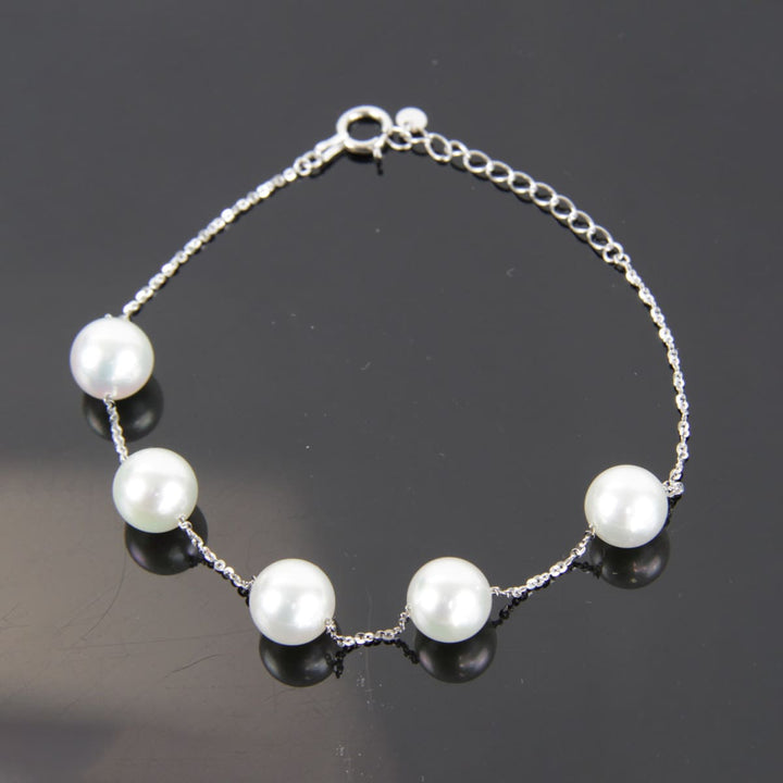 美品『USED』 
 
 ブレスレット 
K18WG ホワイト