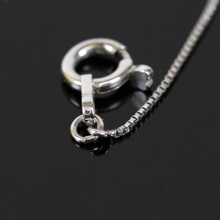 美品『USED』 K10WG 
ネックレス
 ダイヤモンド 0.06/0.02 1.3g