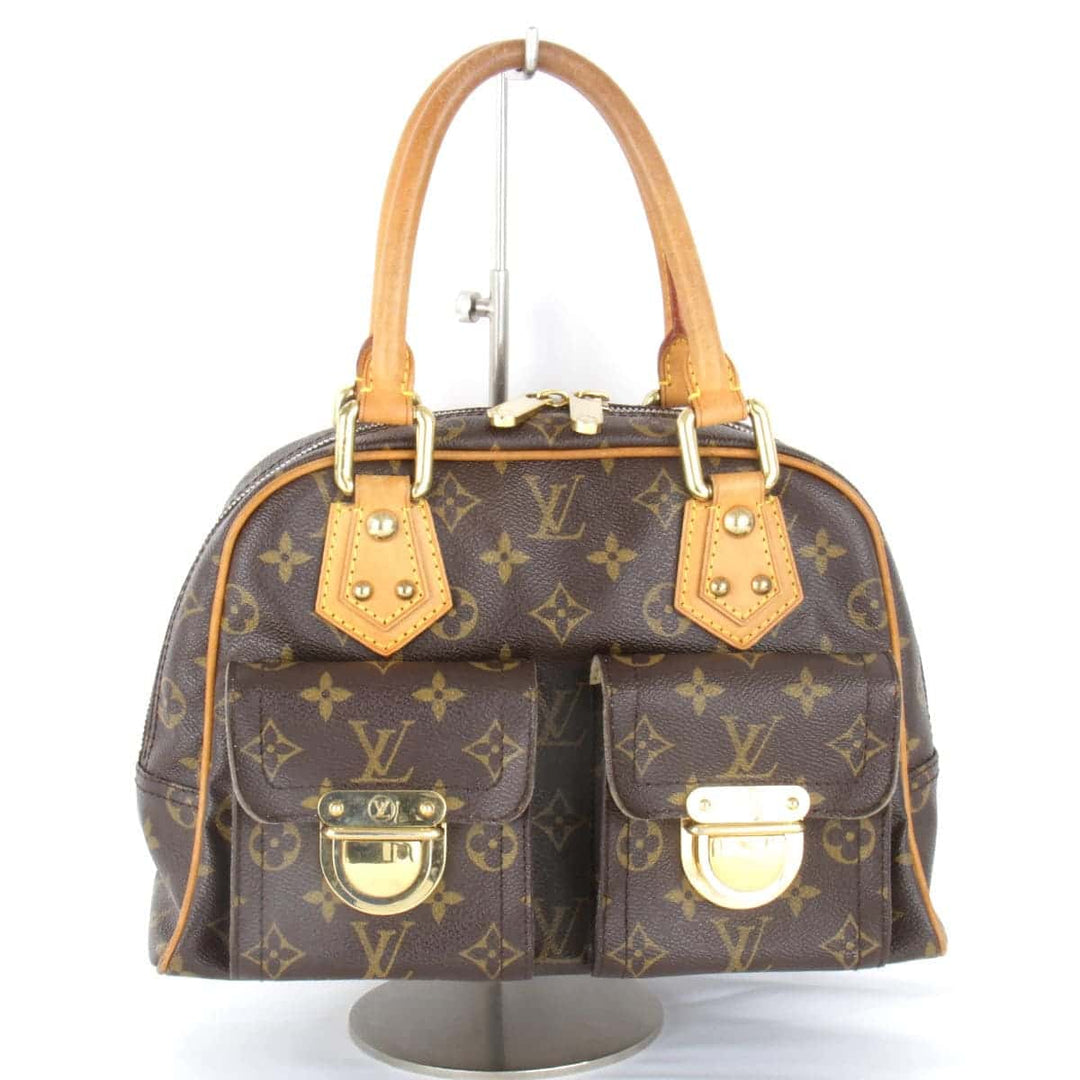 『USED』 
LOUIS VUITTON ルイ・ヴィトン 
 マンハッタンPM M40026 ハンドバッグ 
モノグラムキャンバス モノグラム
