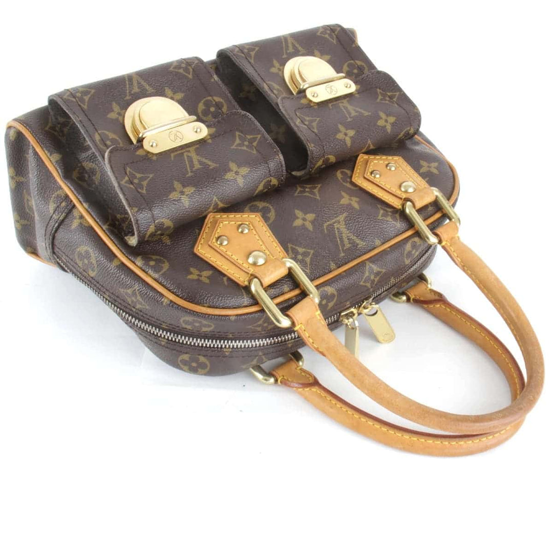 『USED』 
LOUIS VUITTON ルイ・ヴィトン 
 マンハッタンPM M40026 ハンドバッグ 
モノグラムキャンバス モノグラム