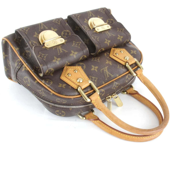 『USED』 
LOUIS VUITTON ルイ・ヴィトン 
 マンハッタンPM M40026 ハンドバッグ 
モノグラムキャンバス モノグラム
