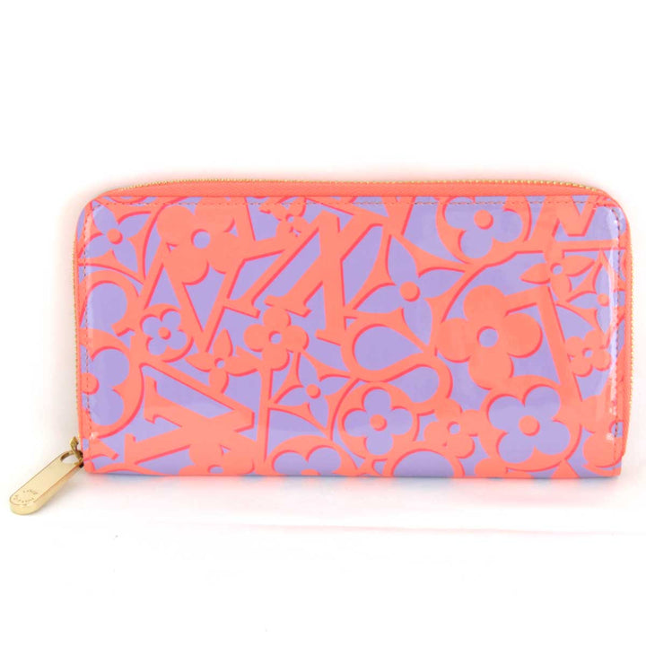美品『USED』 
LOUIS VUITTON ルイ・ヴィトン 
 ジッピーウォレット スイートモノグラム M90124 長財布 
ヴェルニ ピンク
