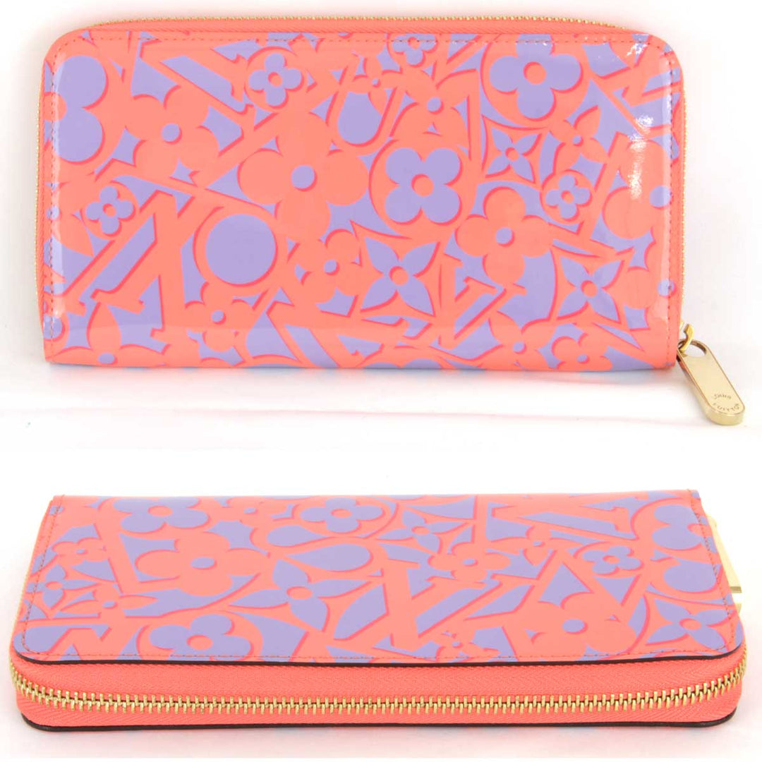 美品『USED』 
LOUIS VUITTON ルイ・ヴィトン 
 ジッピーウォレット スイートモノグラム M90124 長財布 
ヴェルニ ピンク