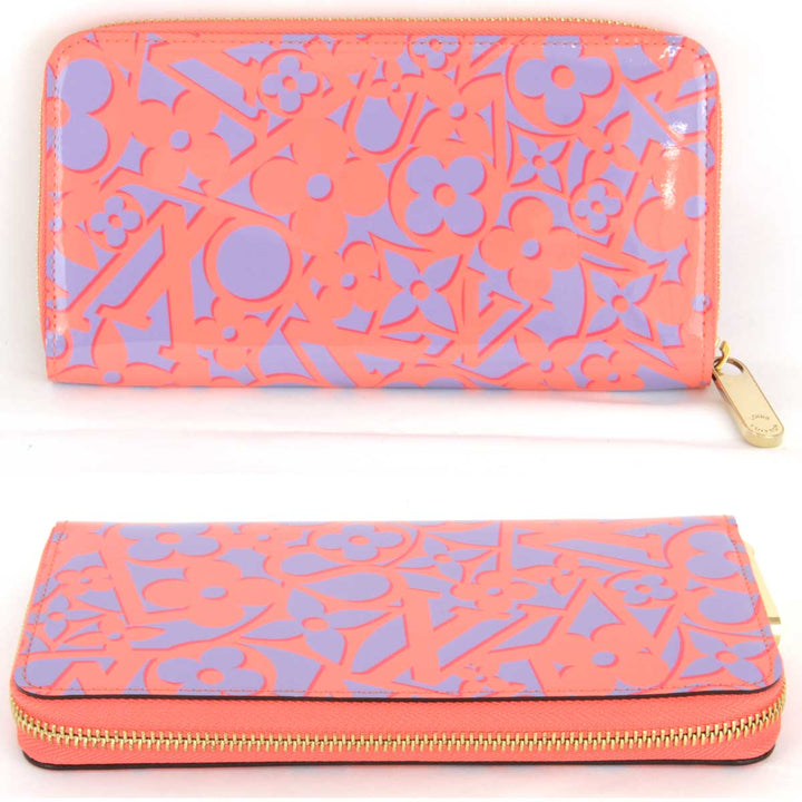 美品『USED』 
LOUIS VUITTON ルイ・ヴィトン 
 ジッピーウォレット スイートモノグラム M90124 長財布 
ヴェルニ ピンク