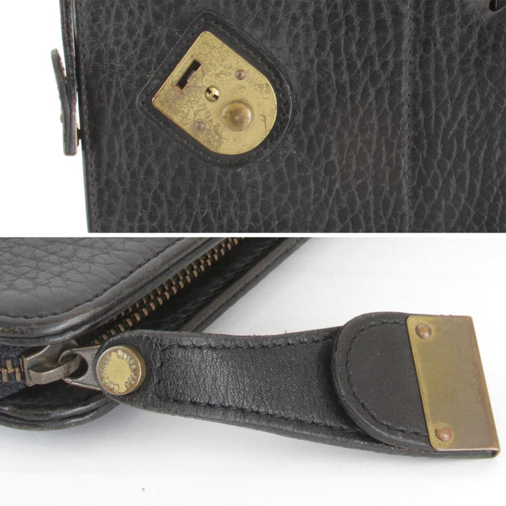 『USED』 
BURBERRY バーバリー 
 ビジネスバッグ 
レザー ブラック