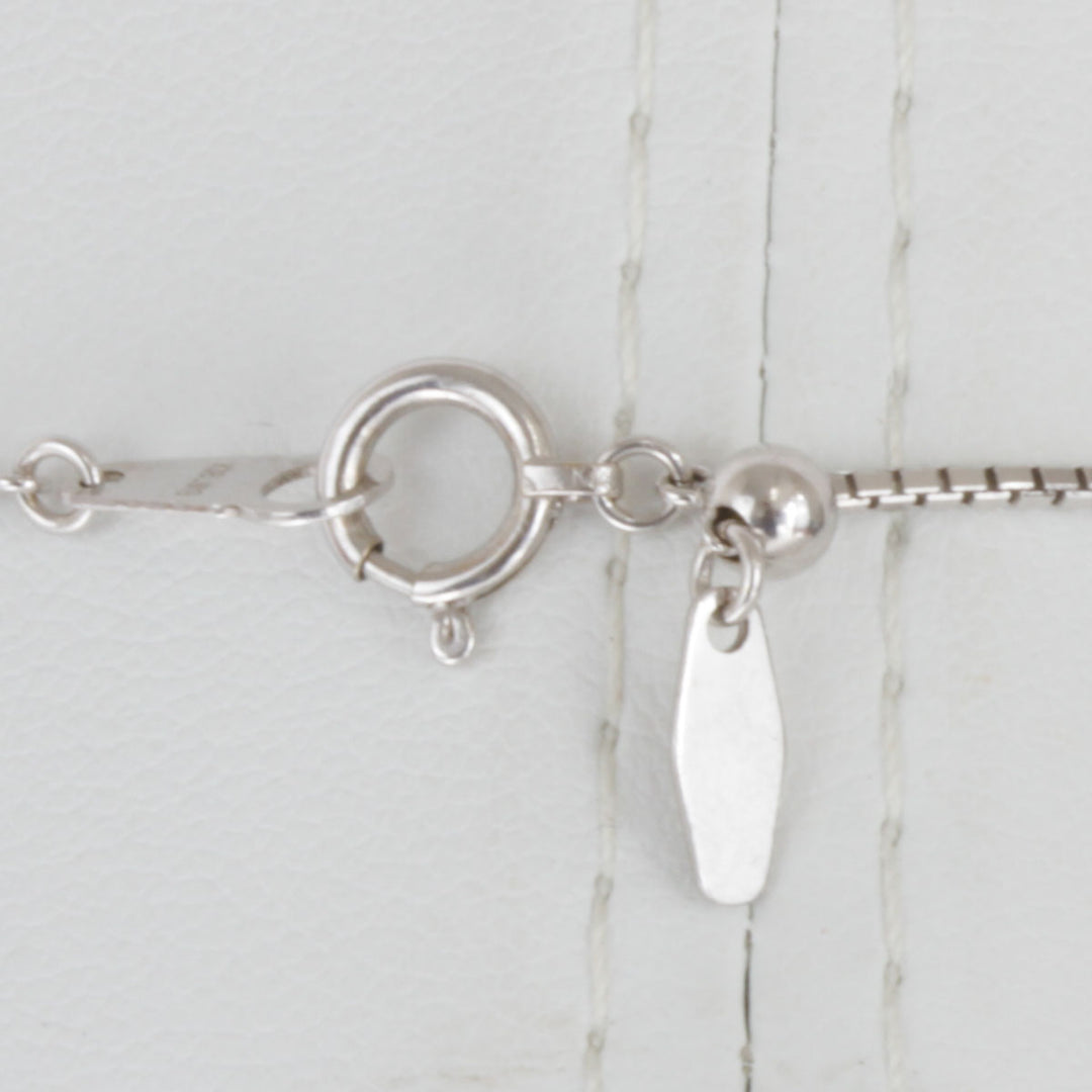 美品『USED』 K18WG/オニキス  
ネックレス
 ダイヤモンド 0.26 15.7g