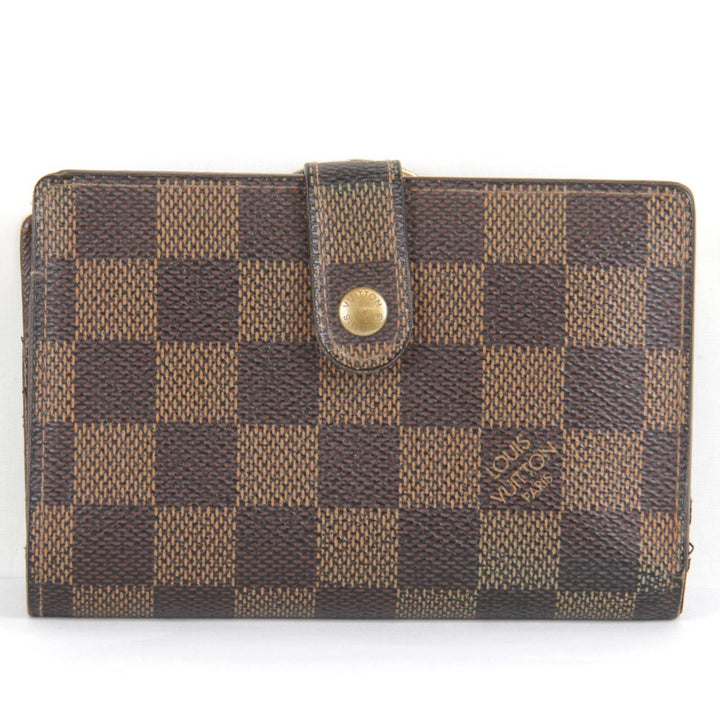 『USED』 
LOUIS VUITTON ルイ・ヴィトン 
 ポルトフォイユ・ヴィエノワ  N61663 二つ折り財布 
ダミエキャンバス ダミエ