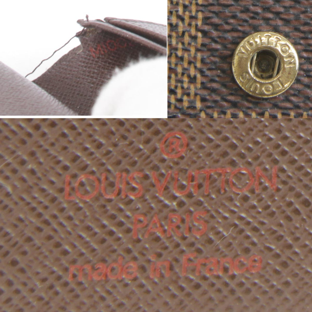 『USED』 
LOUIS VUITTON ルイ・ヴィトン 
 ポルトフォイユ・ヴィエノワ  N61663 二つ折り財布 
ダミエキャンバス ダミエ