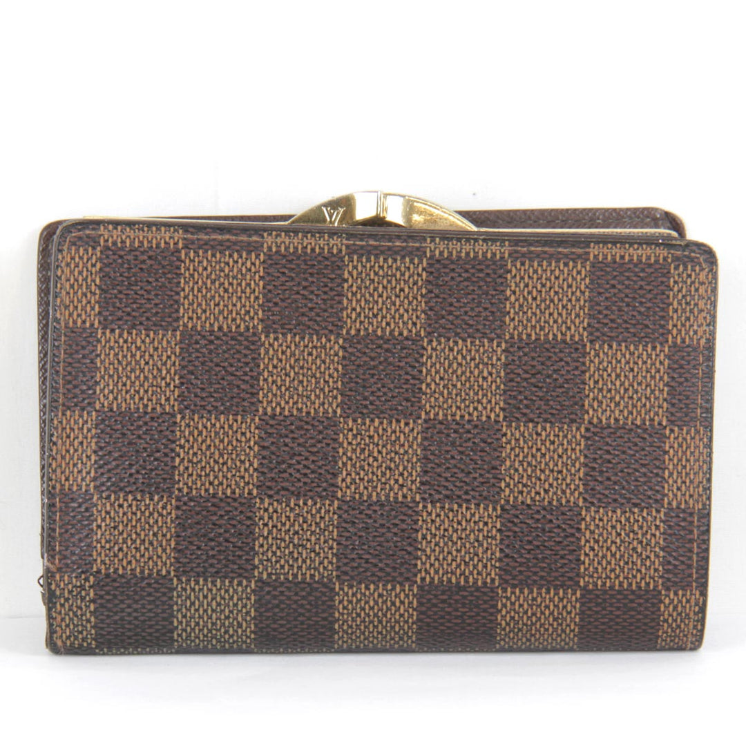 『USED』 
LOUIS VUITTON ルイ・ヴィトン 
 ポルトフォイユ・ヴィエノワ  N61663 二つ折り財布 
ダミエキャンバス ダミエ
