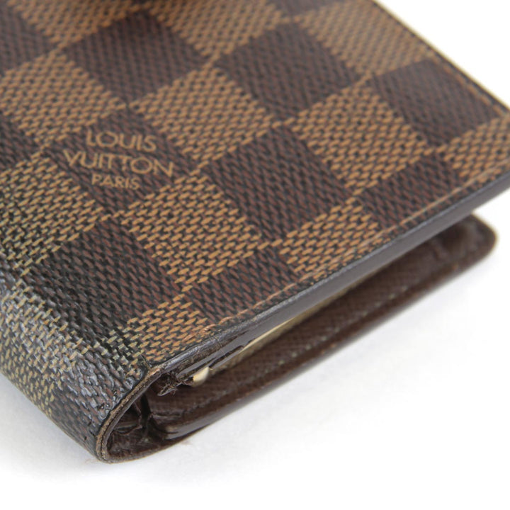 『USED』 
LOUIS VUITTON ルイ・ヴィトン 
 ポルトフォイユ・ヴィエノワ  N61663 二つ折り財布 
ダミエキャンバス ダミエ