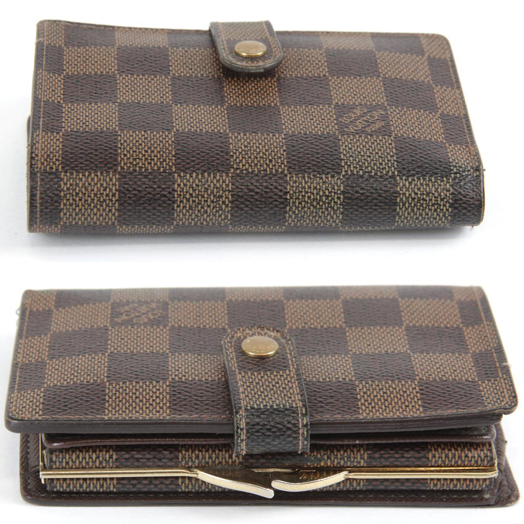 『USED』 
LOUIS VUITTON ルイ・ヴィトン 
 ポルトフォイユ・ヴィエノワ  N61663 二つ折り財布 
ダミエキャンバス ダミエ