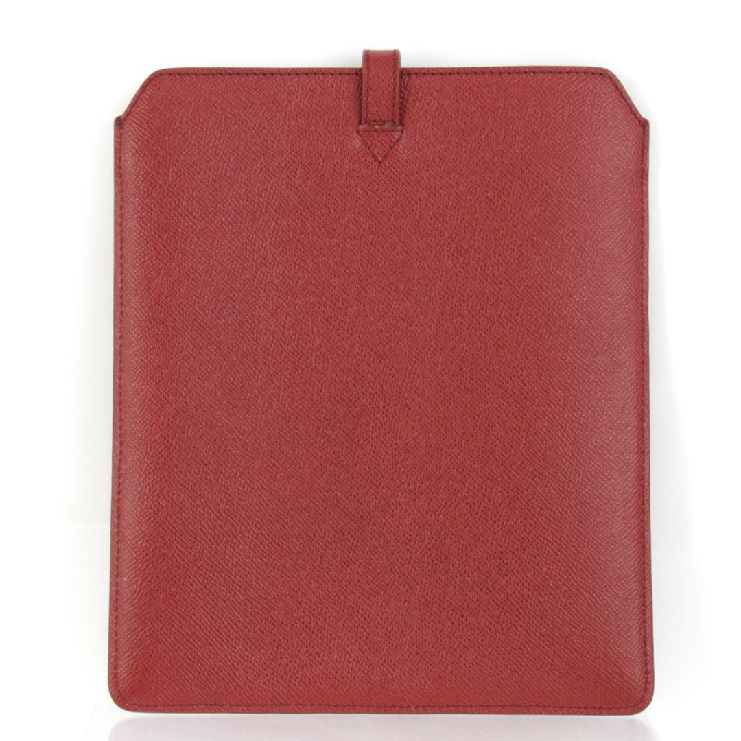 美品『USED』 
BURBERRY バーバリー 
 iPadケース 
レザー レッド