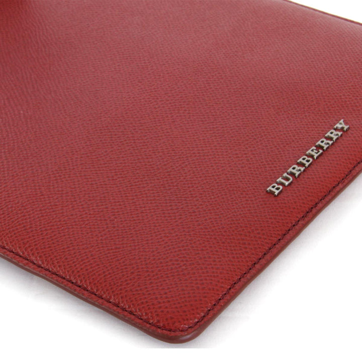 美品『USED』 
BURBERRY バーバリー 
 iPadケース 
レザー レッド