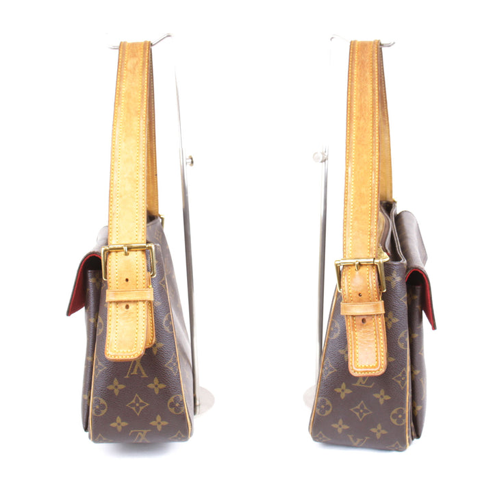 『USED』 
LOUIS VUITTON ルイ・ヴィトン 
 ヴィバシテGM M51163 ショルダーバッグ 
モノグラムキャンバス モノグラム