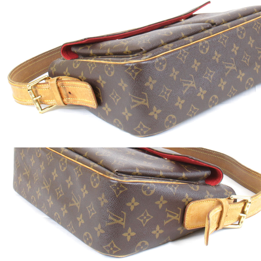 『USED』 
LOUIS VUITTON ルイ・ヴィトン 
 ヴィバシテGM M51163 ショルダーバッグ 
モノグラムキャンバス モノグラム