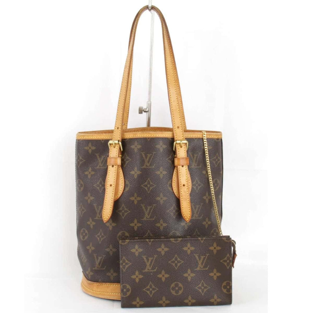 『USED』 
LOUIS VUITTON ルイ・ヴィトン 
 バケットPM M42238 トートバッグ 
モノグラムキャンバス モノグラム