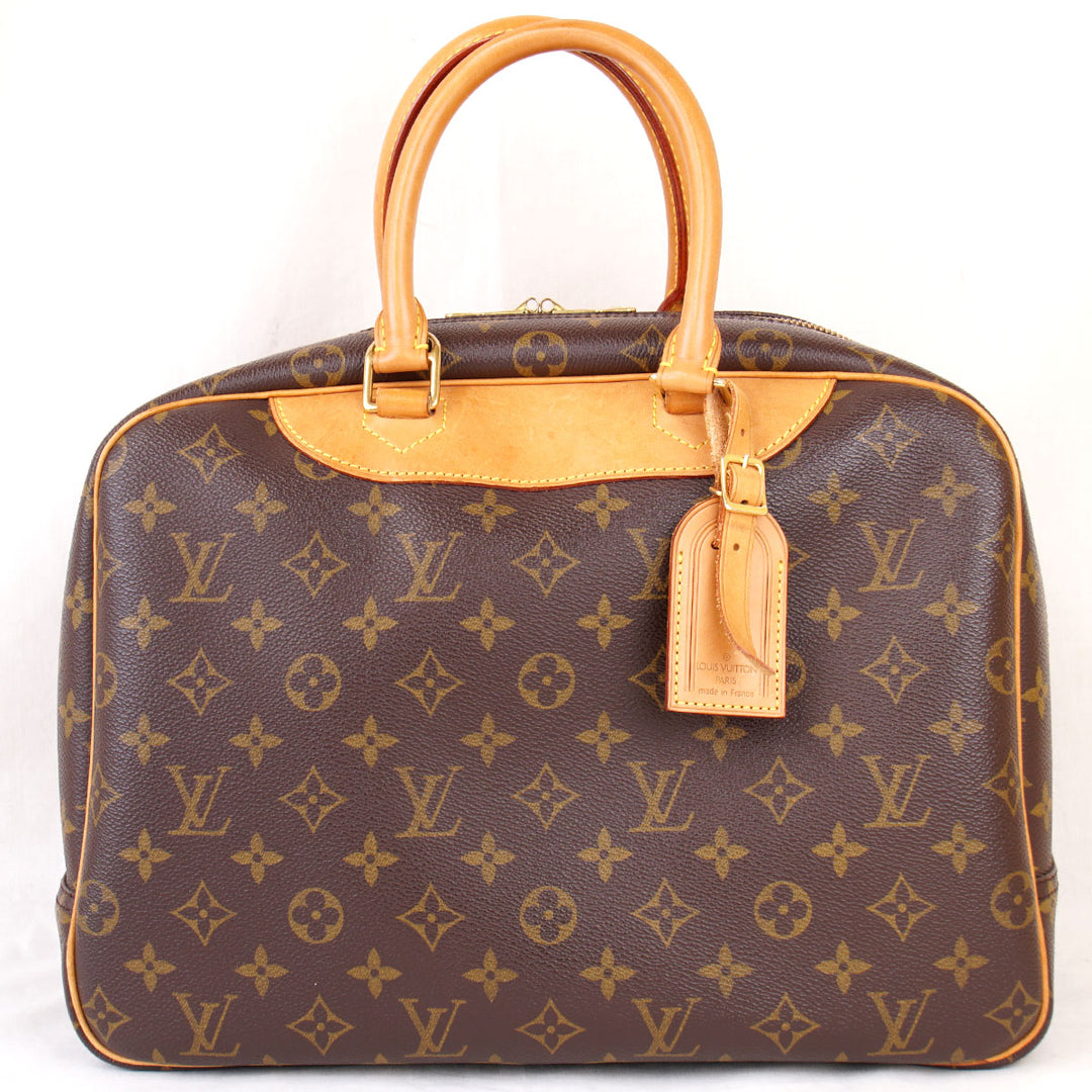 美品『USED』 
LOUIS VUITTON ルイ・ヴィトン 
 ドーヴィル M47270 ボストンバッグ 
モノグラムキャンバス モノグラム