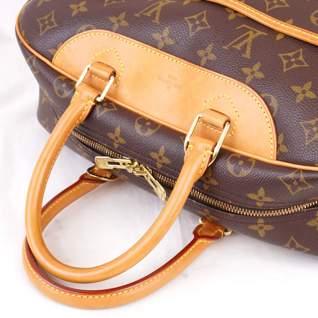 美品『USED』 
LOUIS VUITTON ルイ・ヴィトン 
 ドーヴィル M47270 ボストンバッグ 
モノグラムキャンバス モノグラム