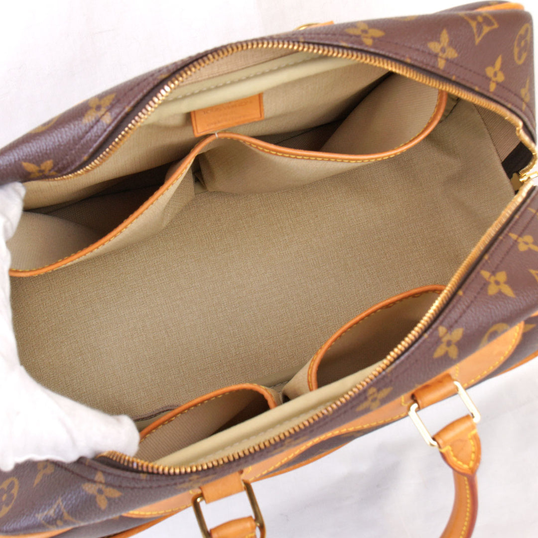 美品『USED』 
LOUIS VUITTON ルイ・ヴィトン 
 ドーヴィル M47270 ボストンバッグ 
モノグラムキャンバス モノグラム