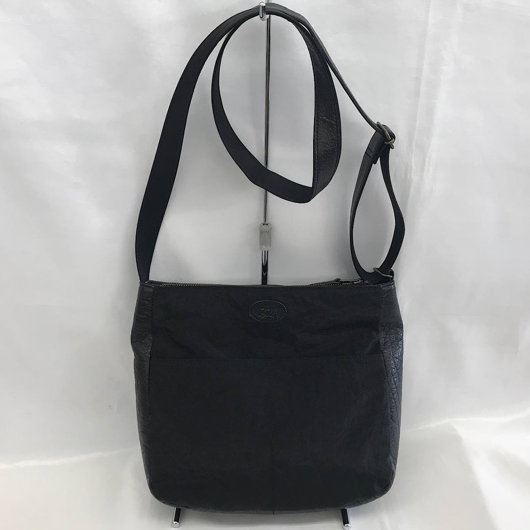 『USED』 
IBIZA イビサ 
 ショルダーバッグ 
ナイロン/レザー  ブラック系