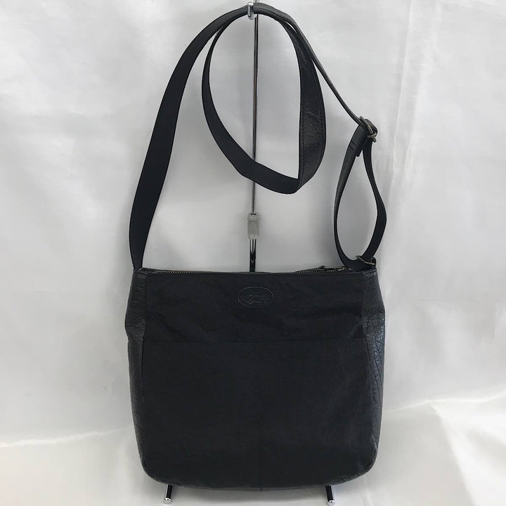 『USED』 
IBIZA イビサ 
 ショルダーバッグ 
ナイロン/レザー  ブラック系