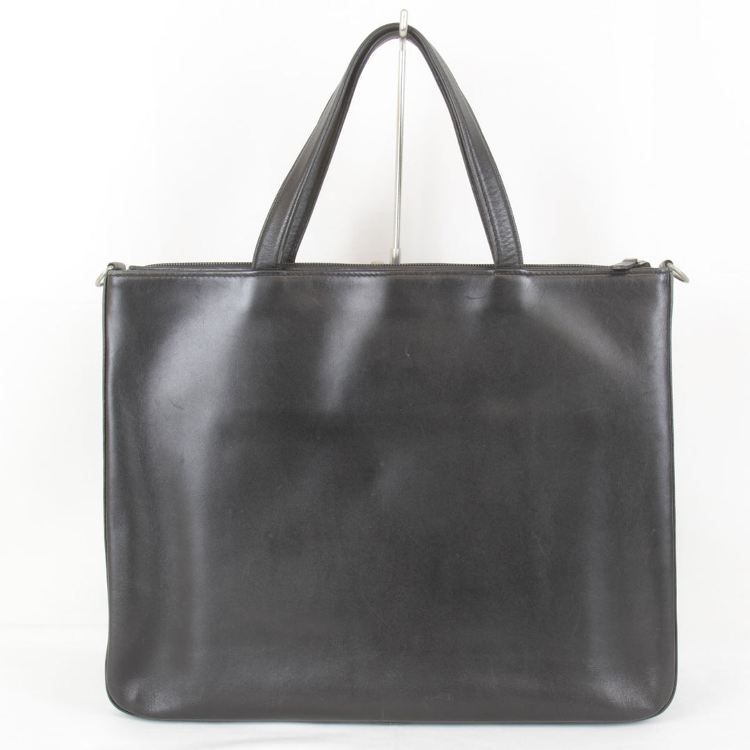『USED』 
BURBERRY バーバリー 
 トートバッグ 
レザー/キャンバス  ブラック