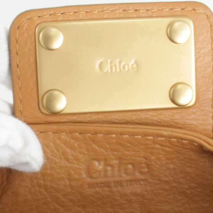 『USED』 
Chloe クロエ 
 パディントン ハンドバッグ 
レザー キャメル