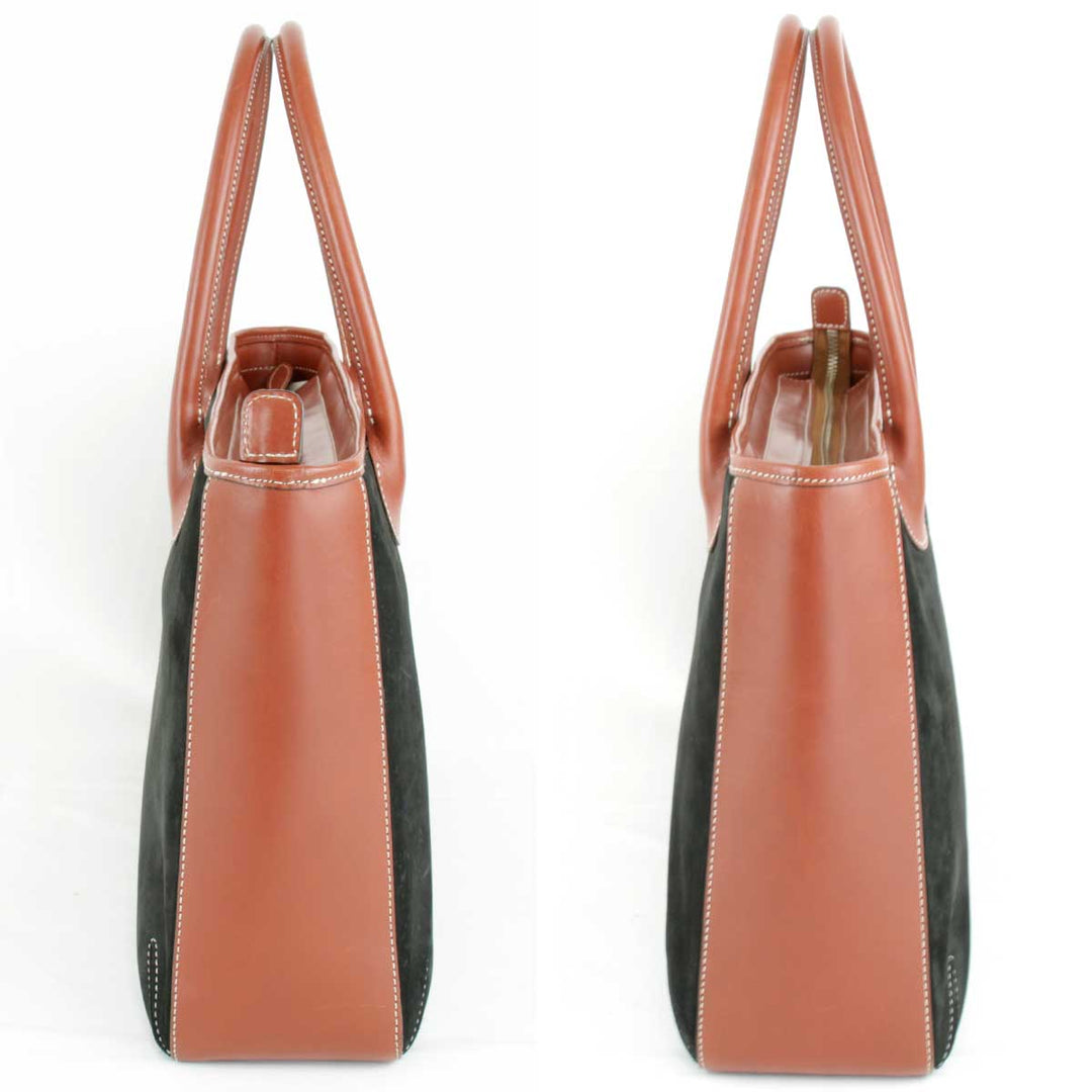 良品『USED』 
SOMES SADDLE ソメスサドル 
 トートバッグ 
レザー ブラック ハンドバッグ